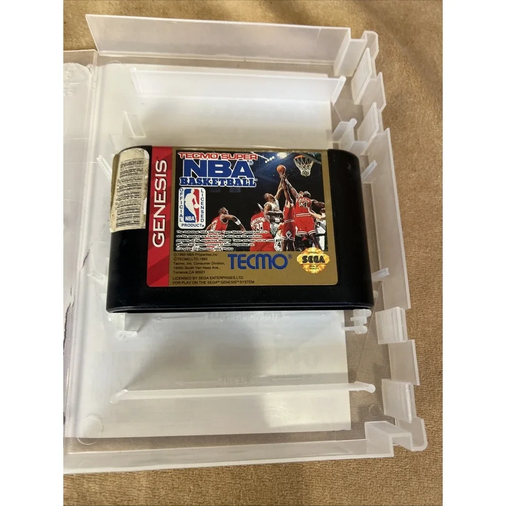 Tecmo Super NBA Basketball (Sega Genesis, 1993)‎